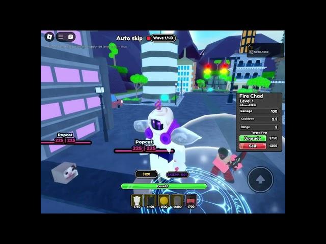 The name of the game is Meme Tower Defense (subscribe to KevC)