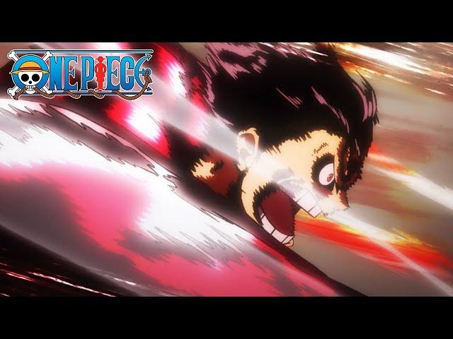 Luffy + X Drake Attack! | One Piece