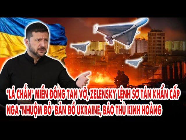 “Lá chắn” miền Đông tan vỡ, Zelensky lệnh sơ tán khẩn cấp: Nga báo thù  “nhuộm đỏ” bản đồ Ukraine