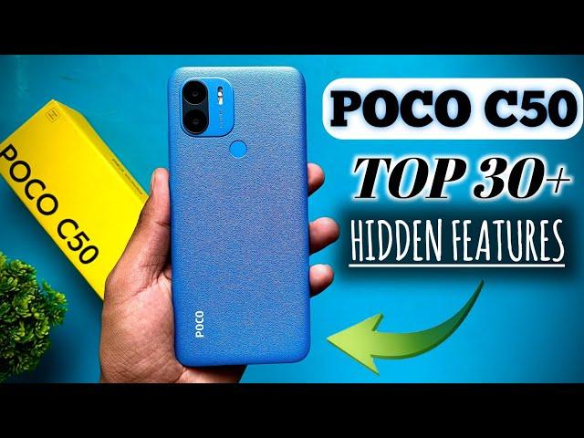 Poco C50 Top 30+++ Hidden Features | Poco C50 Tips & Tricks | Poco C50