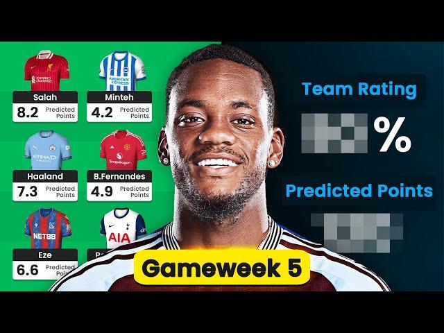 WORST FPL START IN 18 YEARS OF PLAYING! | FPL Salah's Gameweek 5 Team Reveal! | GW4 FPL 2024/2025