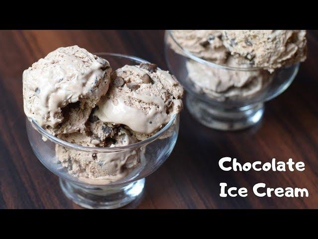 Homemade chocolate ice cream recipe | No condensed milk | no egg | Quick ice cream recipe