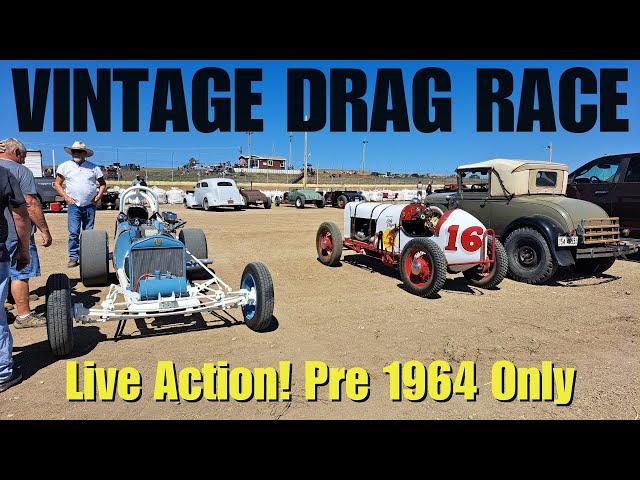 Live Action pre 1964 Drag Race in Box Elder, South Dakota