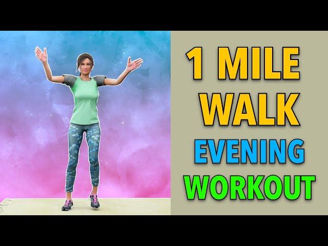 1 Mile Evening Walk - Daily Workout At Home