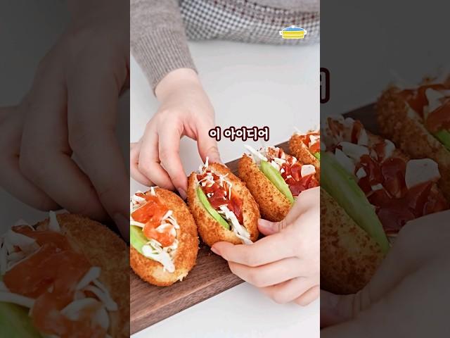[Korean Food?] A Taste of Nostalgia ️ Making Salad Bread with Hotdogs