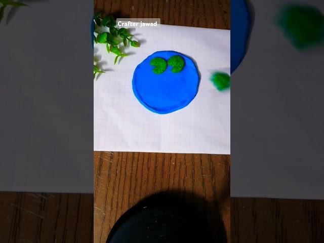 A cute Lili pond making idea #art #diy #jawad #