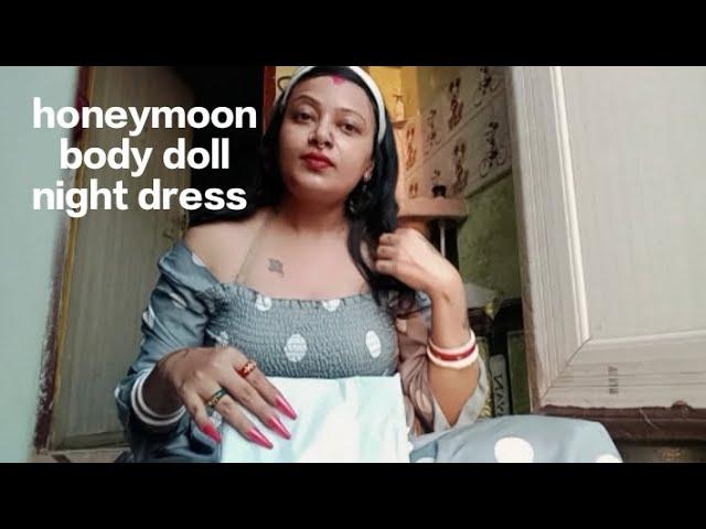 Meesho diya honeymoon baby doll night dress aslobruno koituku Hoya gacha