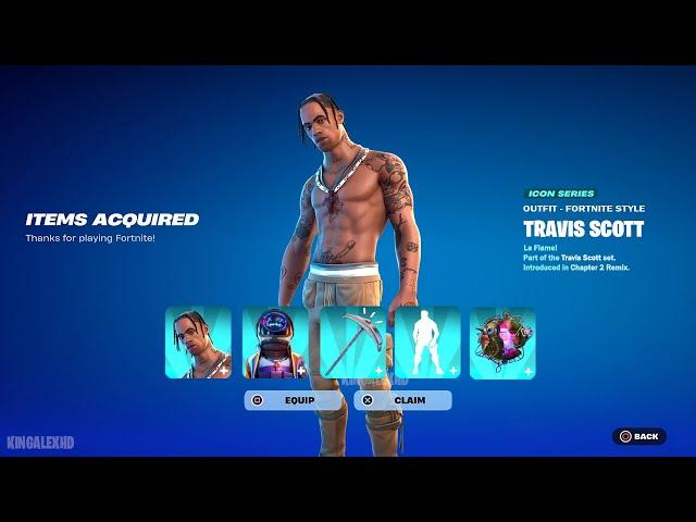 Travis Scott Skin RETURN RELEASE DATE ITEM SHOP in Fortnite Chapter 6 Season 1!