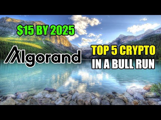 ALGORAND WILL BE THE TOP 5 CRYPTO PROJECT! $15 BY 2025