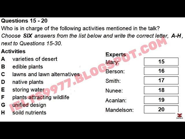 November 2024 IDP IELTS Listening Test || Cambridge Practice Test 13