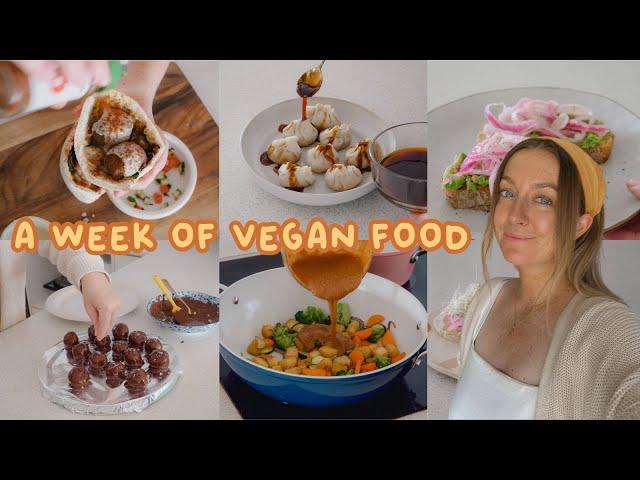 WHAT I EAT IN A WEEK  vegan! (easy home-cooked meals)