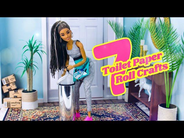 DIY - How to Make: 7 Toilet Paper Roll Dollhouse Crafts