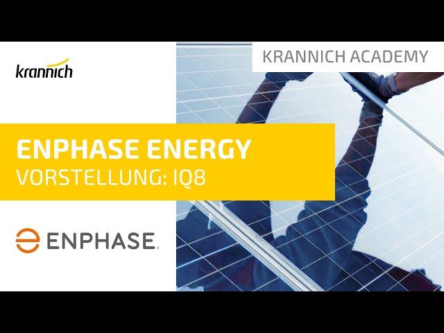 Webinar Enphase Energy – Vorstellung IQ8 Microinverter