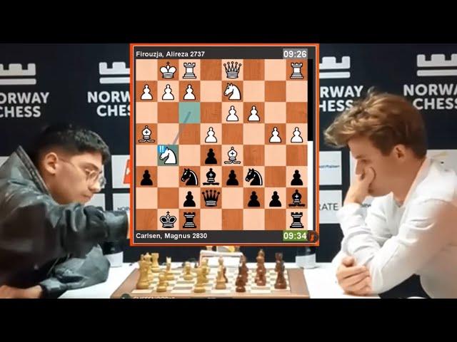  Alireza Firouzja vs Magnus Carlsen | Norway Chess 2024  #magnuscarlsen #alirezafirouzja