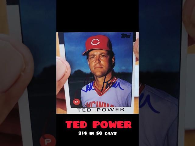 TTM short featuring Ted Power. #shorts #shortvideo #ttm #ttmsuccess #snap #baseball