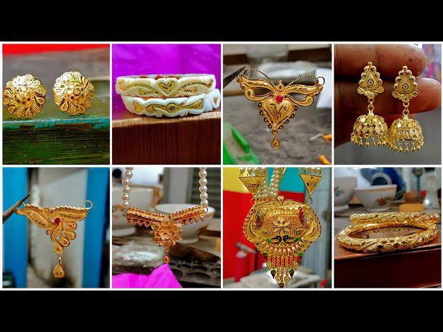 all types tranding jewellery 22k gold New 2025 designs