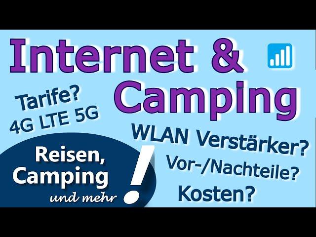 Internet beim Camping ...so mache ich das! | WLAN Verstärker - Repeater -  Mobiler Hotspot