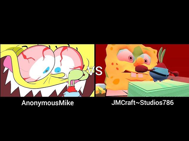 Spongebob Finally Snaps Part 3 (AnonymousMike vs JMCraft~Studios786)