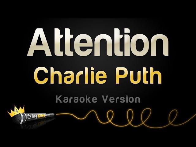 Charlie Puth - Attention (Karaoke Version)