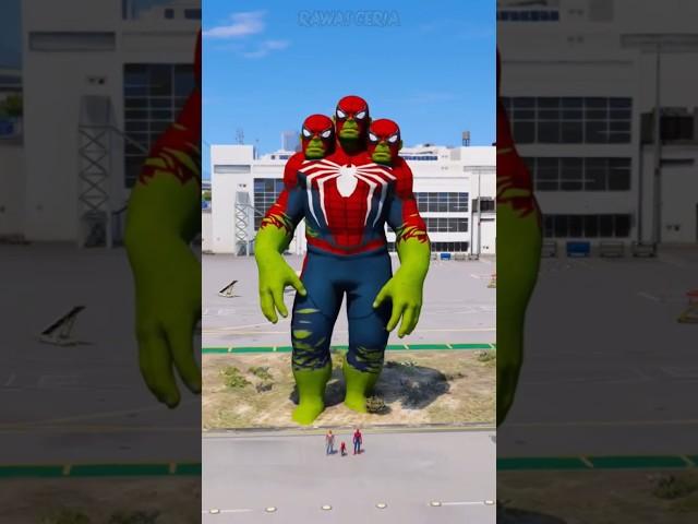 GTA V RANDOM SPIDER-MAN VS HULK BATTLE - coffin dance song cover