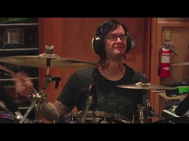 Jimmy The Rev Drumming in Studio "Almost Easy"