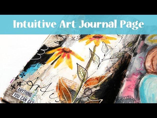 Art Journaling Hop - Mixed Media Journal Collage