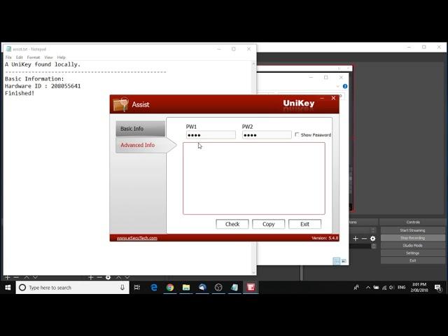 UnikeyAssist (UniKey STD) Video 1 of 2