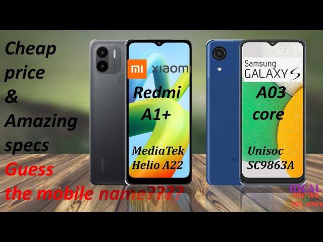 redmi A1+ vs galaxy a03 core review //galaxy a03 core and redmi A1+ comparison