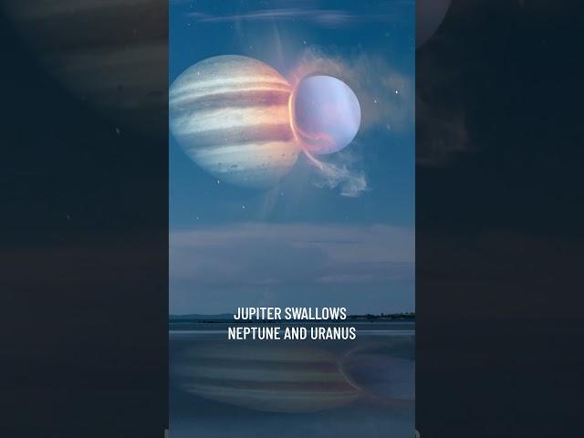 How Would Jupiter Swallow Every Planet? #Shorts