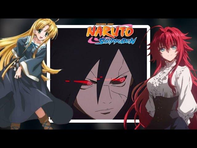 HighSchool DxD React to Issei as Madara Uchiha||GACHAREACT||NARUTO