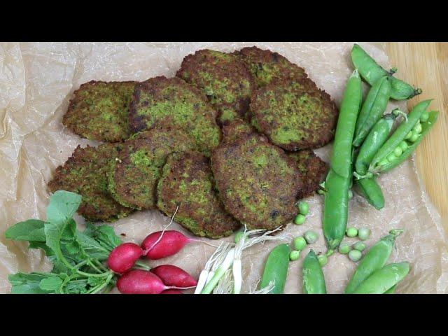 کتلت نخودفرنگی، خوشمزه با بافتی عالی، همراه با نکات کلیدی پخت آن🫛🫛 Peas Cotlet