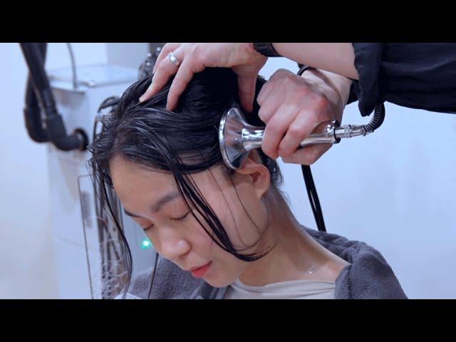 ASMR Professional Korean Scalp Treatment | Sleep-inducing Scissor Cut