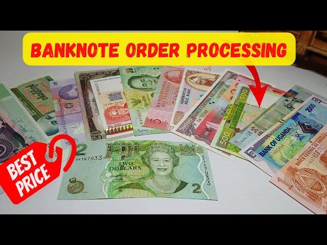 Rare Banknote Order Processing | Specialbanknote Online Store | Buy World Banknotes Online India