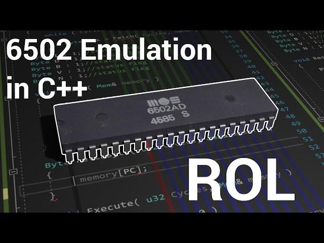 Emulating a CPU in C++ #29 (6502) -  Rotate Left