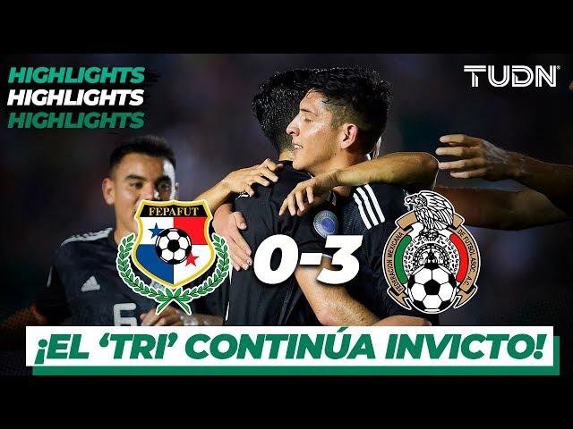 Resumen y Goles | Panamá 0 - 3 Mexico | CONCACAF Nations League   J 5 | TUDN