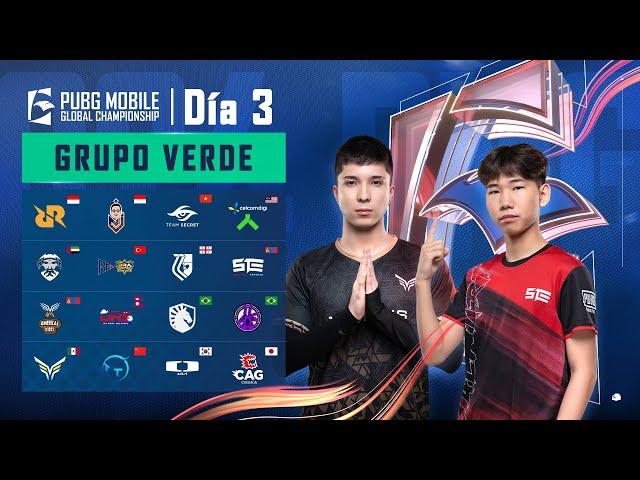 [ES] 2024 PMGC League | Grupo Verde Día 3 | PUBG MOBILE Global Championship