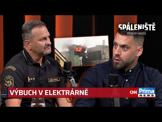 Spáleniště: Výbuch v elektrárně rozmetal trosky po okolí