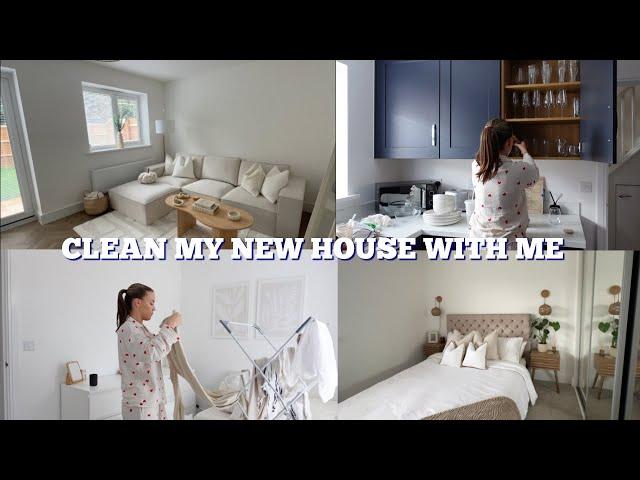 CLEAN MY NEW HOUSE WITH ME! Deep clean & organisation