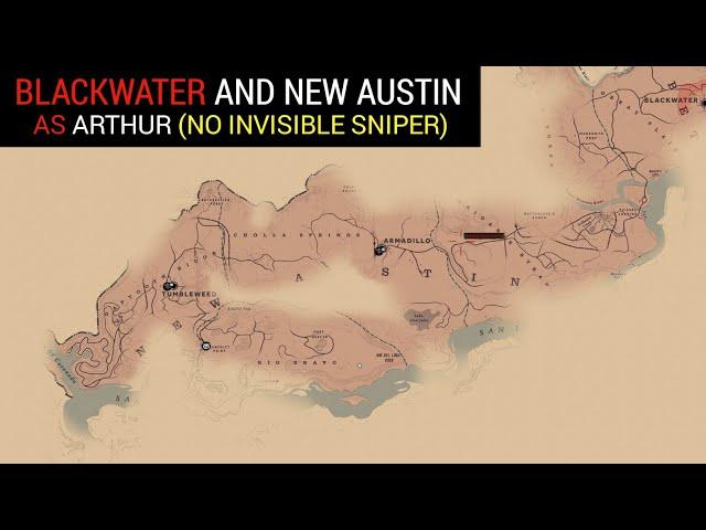 Proper Way To Explore Blackwater And New Austin As Arthur In 2025 (No Invisible Sniper) RDR2