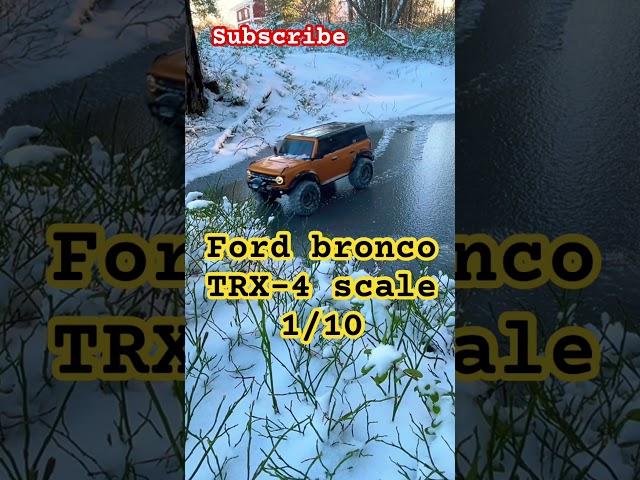 Ford bronco on the ice. #fordbronco4x4 #snow #ice #offroading