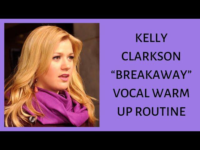 Kelly Clarkson “Breakaway” Vocal Warmup Routine [Miki's Singing Tips]