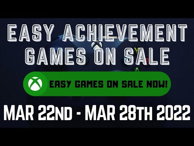 Easy Achievement Games On Sale This Week #Xbox