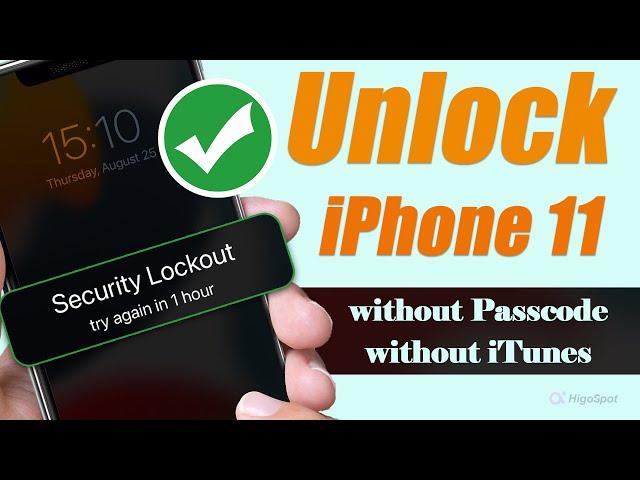 How to Unlock iPhone 11 without Passcode or iTunes