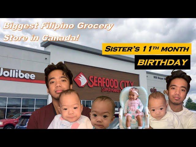 Sister's 11th Month Birthday | Grocery shopping for Dinner Celebration | DJ Vlogs