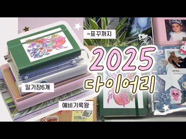 2025 내돈내산 다이어리 셋업 표꾸  ~ 내년에는 기록왕이 될테야