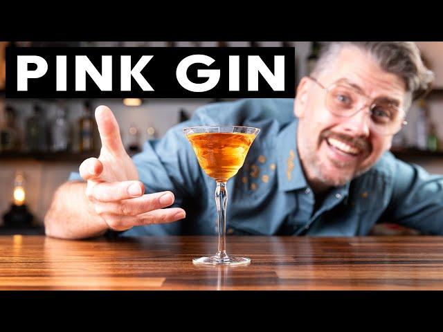 PINK GIN - the easiest 2 ingredient drink you'll ever make