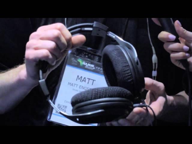 Shure SRH1540 Headphones NAMM 2014 ProAudioLand