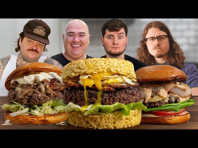 Which YouTube Chef Has The Best BURGER Recipe? (Guga Foods, Joshua Weissman, Matty Matheson)