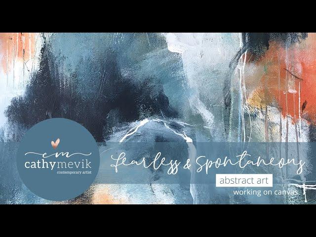 Abstract art tutorial # 2 | Intuitive expressive painting