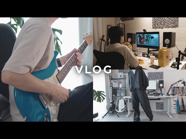 【vlog】ギターと服と食を楽しむ20代ギタリストの日常